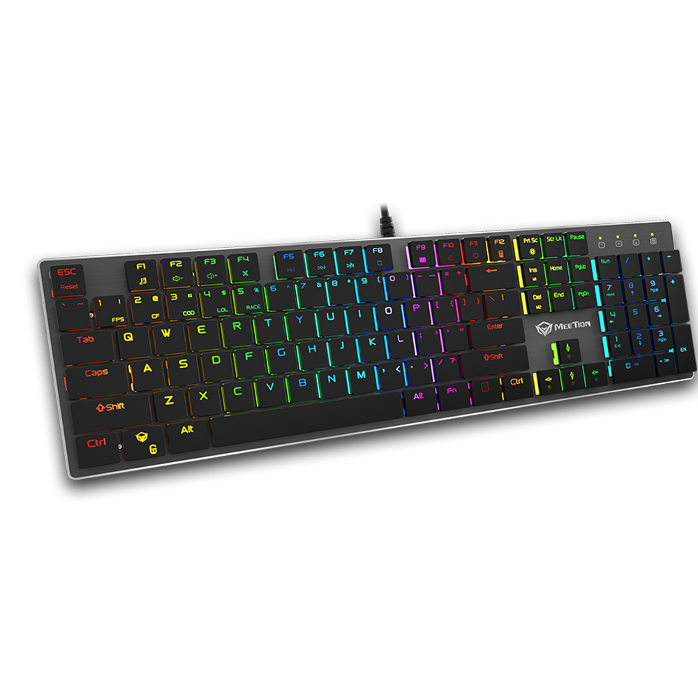 Meetion Ultra-Thin RGB Mechanical USB Keyboard
