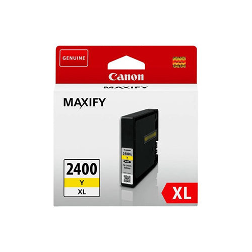 Canon PGI-2400XLY Yellow High Yield Printer Ink Cartridge Original 9276B001 Single-pack