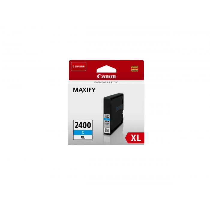 Canon PGI-2400XLC Cyan High Yield Printer Ink Cartridge Original 9274B001 Single-pack