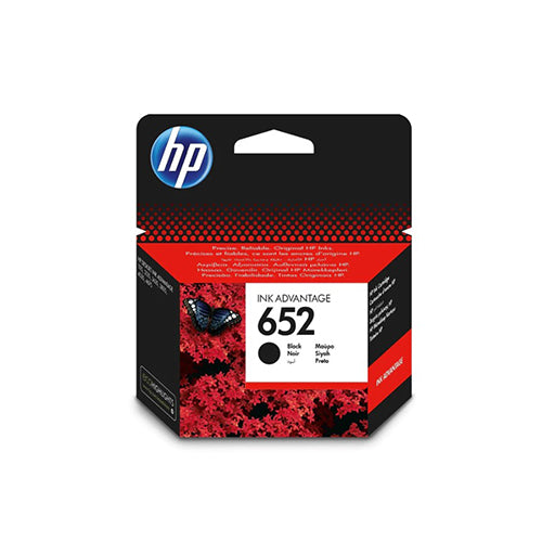 HP 652 Ink Advantage Black Printer Cartridge Original F6V25AE Single-pack