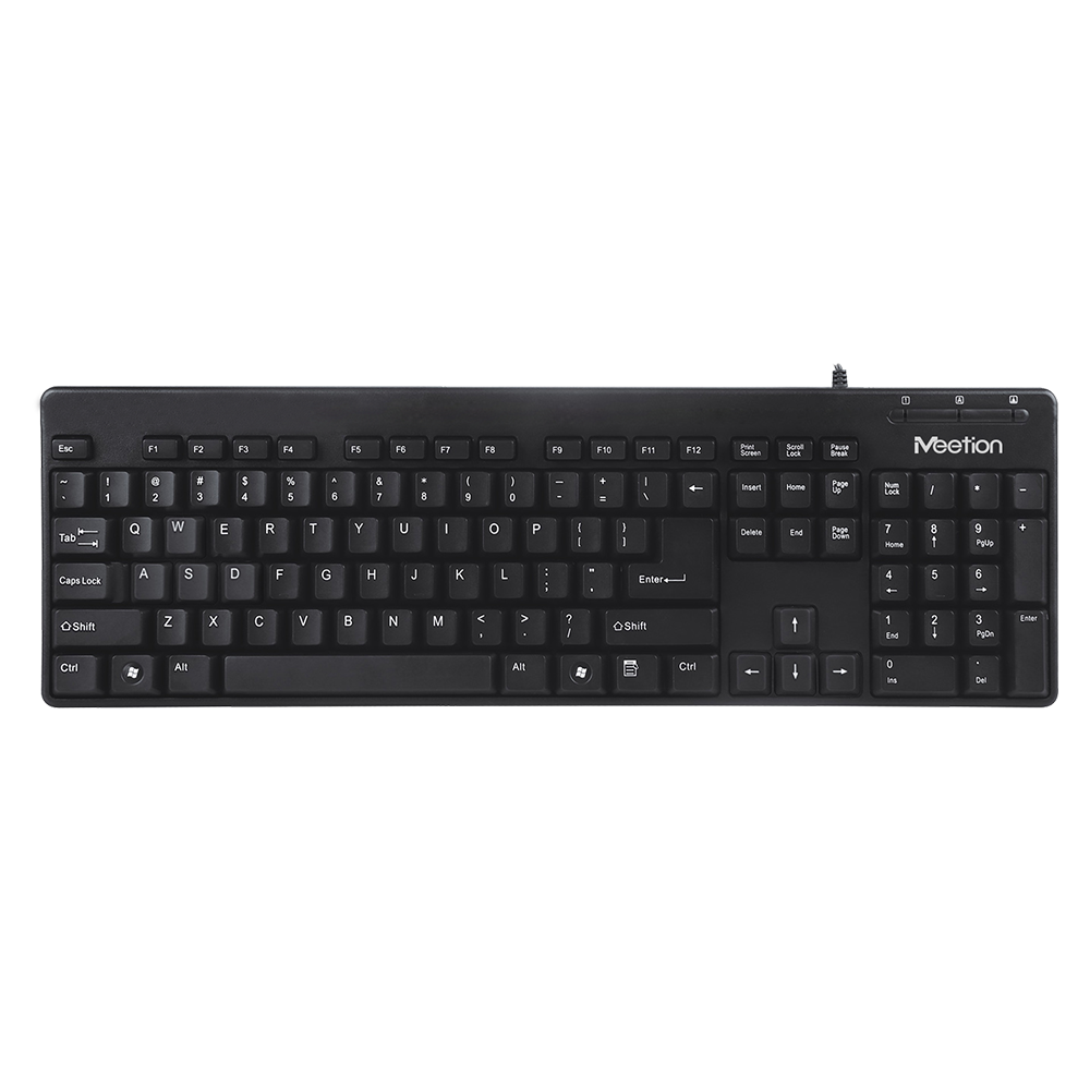 Meetion AK100 Standard USB Wired Keyboard